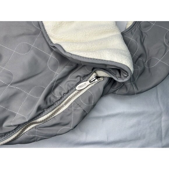 JJ Cole Infant Carrier Cover bundle me - Neutral Gray Weather Resistant+Fleece - Picture 3 of 6